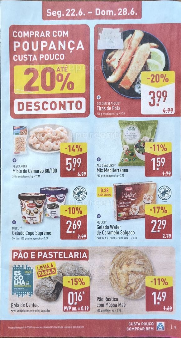 Antevisão Folheto ALDI Promoções de 22 a 28 junho